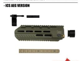 Angry Gun L85A3 M-LOK Conversion Kit - ICS AEG VERSION (Cerakote OD Green)
