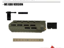 Angry gun L85A3 M-LOK Conversion Kit - WE GBB Version (Cerakote OD Green)