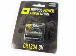 Nuprol CR123A 3V Battery (2 pcs)