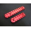CTM CNC Upper & Lower Picatinny Rail Set for AAP-01 (Red)