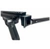 Covert Full CNC Top Rail Folding PDW Kit for Action Army Airsoft AAP-01 - Black