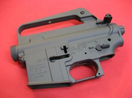 E&C M16VN AEG Metal Receiver AR-15 M16A1 Colt CNC logo (Grey)