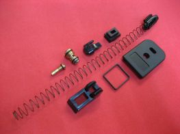 E&C G17 Magazine Kit. Router, Feed Spring, Followers, Valves, Base Plate and O-Ring 