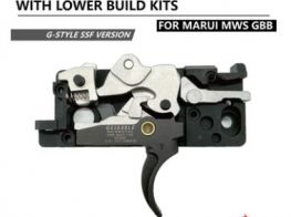 Angry Gun MWS Stainless Steel Drop-In Trigger Set with Lower Build Kit - G-STYLE SSF Version.