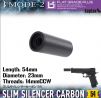 Laylax Mode 2 Carbon Fiber Slim Silencer 54 (14mm CCW)