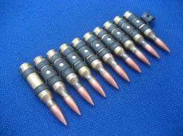 FireSupport M60 7.62 (762) Bullet Belt (Chain of 10 Used Bullets)
