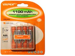 Vapex AAA 1100mah rechargeable battery (4)