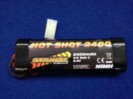 Overlander 9.6v 2400mAh NiMH 3/4 size Large rechargeable Battery (Type 17)