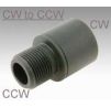 PDI Conversion Adapter AEG barrel CW to CCW silencer