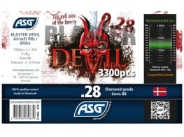 ASG Blaster Devil .28g BB's 3300 rnd Bottle (White)