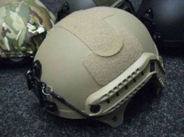 Red Star IBH Helmet with NVG Mount and Rails (Tan)