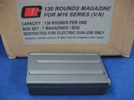 MAG M4/M16 VN Style Magazine (Box of 7)(130 rnd)
