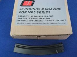 MAG MP5 Mid-Cap Magazine (Box of 8)(90 rnd)