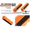 Madbull Blaze Orange Polymer Piston with MIM Processed Metal Teeth (Full Teeth)