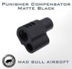 Madbull Punisher Style Compensator for Socom Gear / WE 1911 (Black)