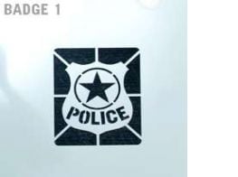 Mil-Spec Monkey Target ID stencils - T-Design : Badge 1