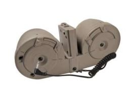 ICS Electric Drum Mag with M4 Connector (Tan)(3000 rnd)