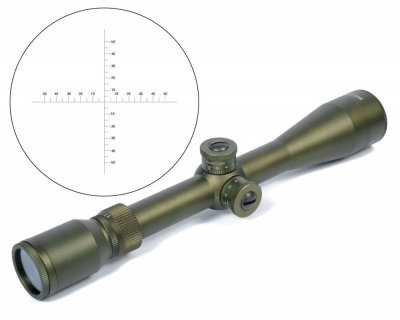 Gbase 2.8-9X40 Tactical Riflescope (Pea Green)