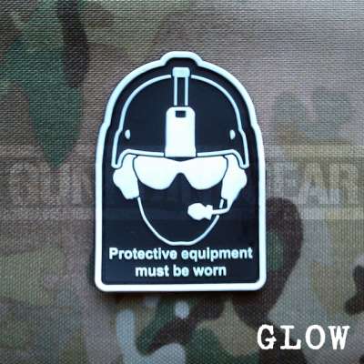 Gun Point Gear Health And Safety - Glow Velcro Patch