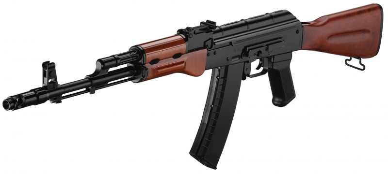 ICS AK 74 Real Wood Stock and Foregrip Airsoft Gun AEG.