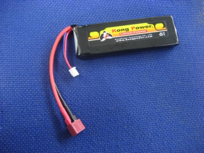 Kong Power 7.4v 1900mAh 22c LiPo Rechargeable Battery (Single Pack)(Deans)