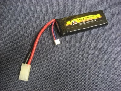 Kong Power 7.4v 2200mAh 30c LiPo Rechargeable Battery (Single Pack)(Large Tamiya)