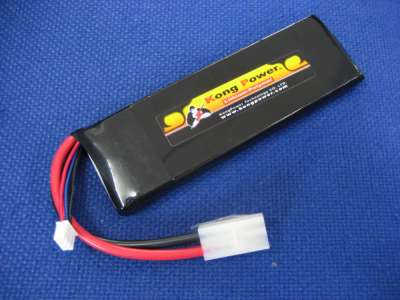 Kong Power 7.4v 3300mAh 15c LiPo Rechargeable Battery (Single Pack)(Large Tamiya)