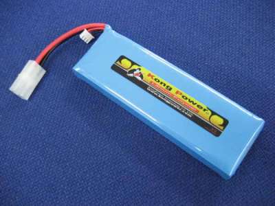 Kong Power 7.4v 3800mAh 25c LiPo Rechargeable Battery (Single Pack)(Large Tamiya)