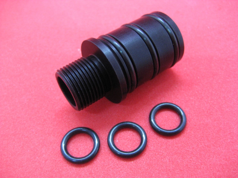 LPE CNC Machined 16mm CW Thread Adapter For Silverback SRS Carbon Barrels