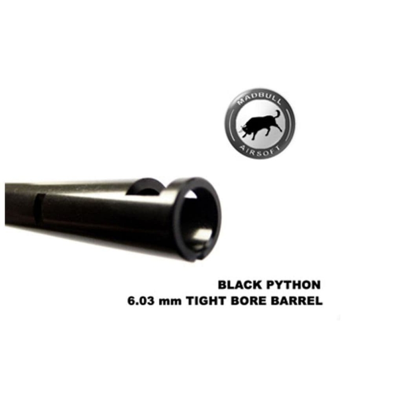 Madbull 6.03mm (590mm) Black Python Tight Bore Barrel (Version 2)(PSG-1 and AEG)