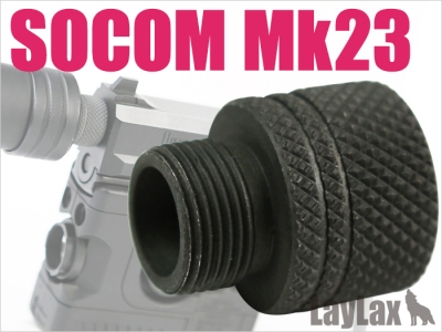 Laylax(Nineball) Tokyo Marui SOCOM MK23 to 14mm CW Silencer Adapter