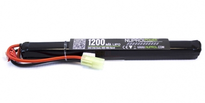 Nuprol Power 7.4v 1200mAh 20c LiPo Battery (Stick Pack)(Mini Tamiya)